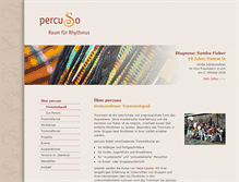 Tablet Screenshot of percuso.de